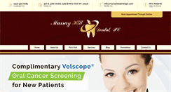 Desktop Screenshot of murrayhilldentalpc.com